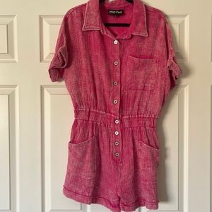 White Birch Black Market 10% cotton romper. NWOT